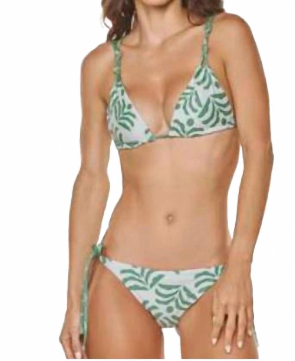 NEW DULZAMARA falesia bikini bottom in green multi